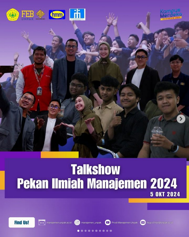 Talkshow Pekan Ilmiah Manajemen 2024