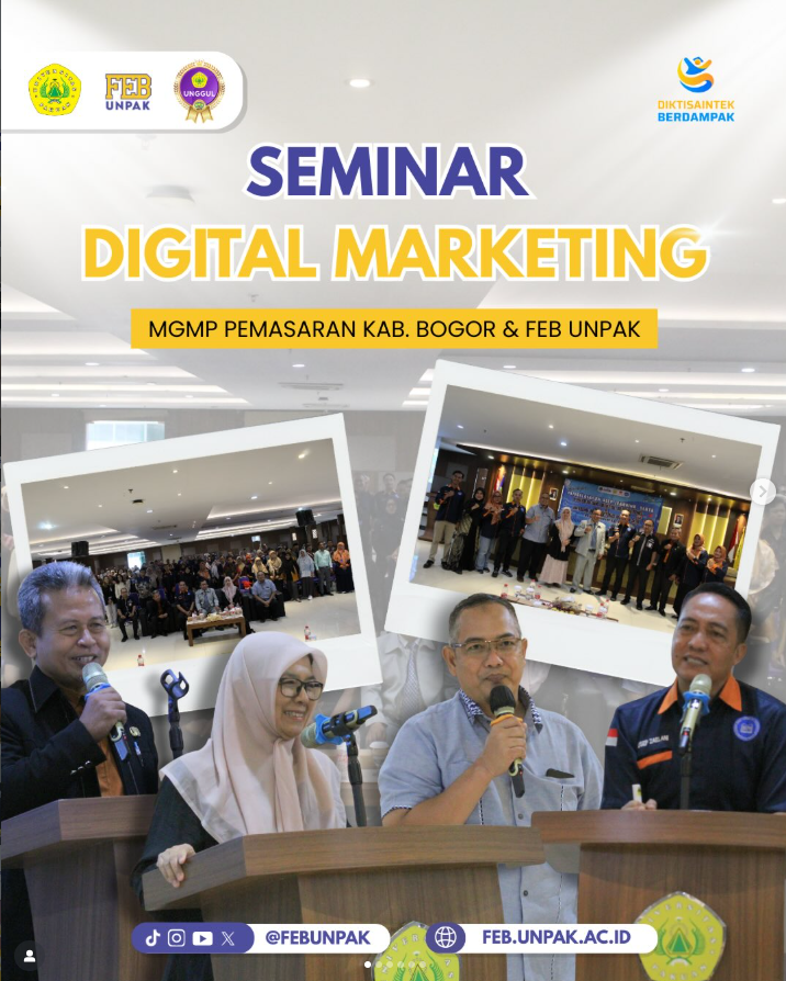 Seminar Digital Marketing Kolaborasi antara MGMP Pemasaran Kabupaten Bogor