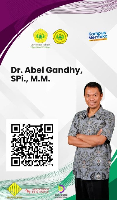 Dr. Abel Gandhy, S.Pi., M.M.