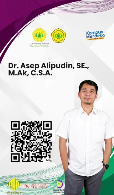 Dr. Asep Alipudin, S.E., M.Ak., C.S.A.